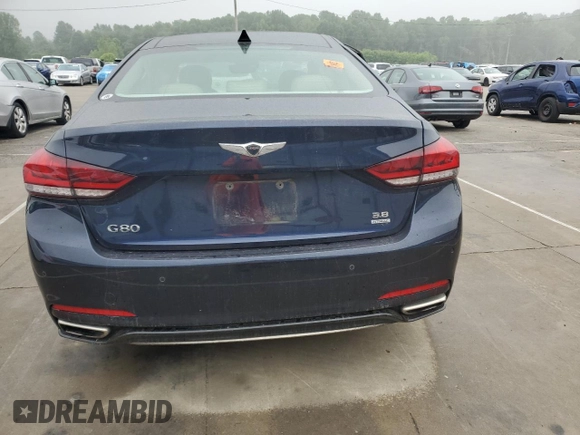 2019 Genesis G80 3.8L z VIN KMTFN4JE8KU328020, wystawiony jako Copart lot #58750905 z przebiegiem 72 415 mil mil oraz Szkoda całkowita • Salvage title. Historia ofert i sprzedaży dostępna na DreamBid. Obrazek 6.