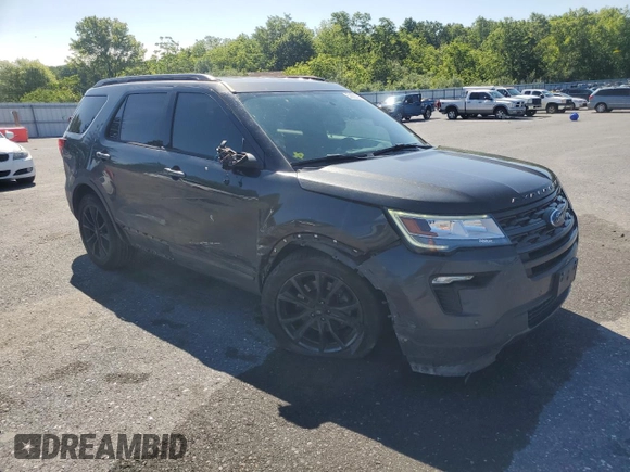 2018 Ford Explorer XLT with VIN 1FM5K7D86JGC53918, listed as a Copart auction lot 58829235 with 91,593 mi miles and Salvage title. Bid and sale history available at DreamBid. Image 4.