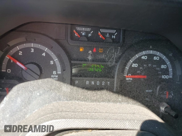 2011 Ford Econoline Passenger XL with VIN 1FBNE3BL3BDA28763, listed as a Copart auction lot 48136025 with 136,726 mi miles and Clean Title. Bid and sale history available at carsss.com. Image 9.