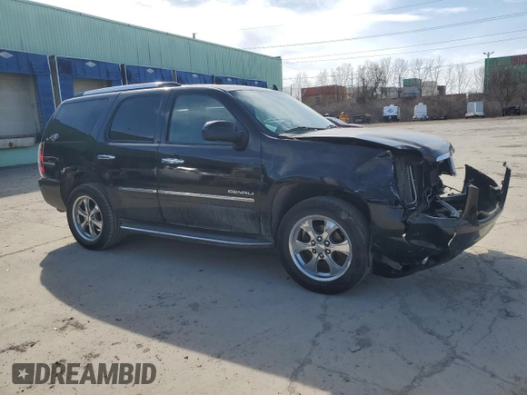 2014 GMC Yukon Denali with VIN 1GKS2EEF6ER141322, listed as a Copart auction lot 47565585 with 155,321 mi miles and Salvage Title. Bid and sale history available at carsss.com. Image 4.