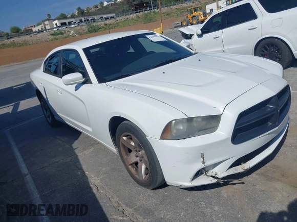 2013 Dodge Charger Police with VIN 2C3CDXAT9DH714055, listed as a IAAI auction lot 42099590 with Not Provided miles and . Bid and sale history available at DreamBid. Image 1.