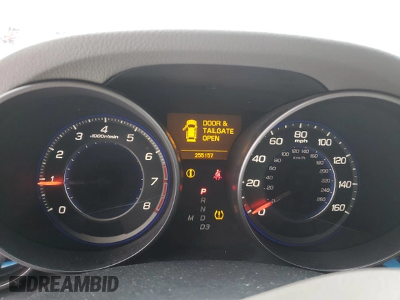 2008 Acura MDX Tech Pkg with VIN 2HNYD28388H509806, listed as a Copart auction lot 45013295 with 255,157 mi miles and Salvage Title. Bid and sale history available at carsss.com. Image 9.