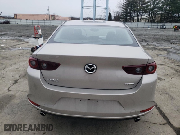 2025 Mazda 3 S Select Sport with VIN JM1BPABM0S1759092, listed as a Copart auction lot 44638055 with Not Provided miles and Salvage Title. Bid and sale history available at DreamBid. Image 6.