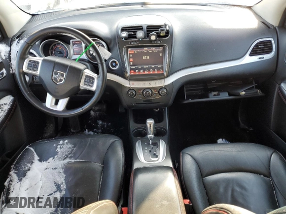 2012 Dodge Journey GT with VIN 3C4PDCEG7CT315704, listed as a Copart auction lot 44330605 with 142,507 mi miles and Salvage Title. Bid and sale history available at DreamBid. Image 8.