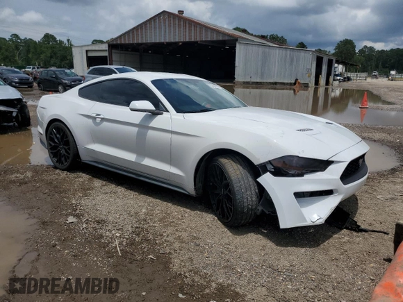 2018 Ford Mustang EcoBoost with VIN 1FA6P8TH4J5105611, listed as a Copart auction lot 61409065 with 93,811 mi miles and Salvage title. Bid and sale history available at DreamBid. Image 4.