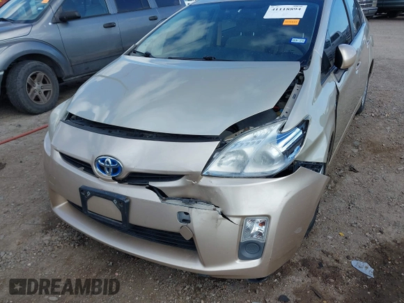 2011 Toyota Prius I with VIN JTDKN3DU6B0312108, listed as a IAAI auction lot 41118894 with Not Provided miles and . Bid and sale history available at DreamBid. Image 6.