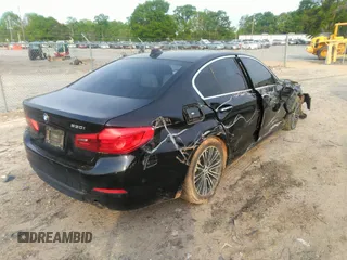 2017 BMW 5 Series 530i with VIN WBAJA5C38HWA35365, listed as a IAAI auction lot 42036200 with 94,072 mi miles and . Bid and sale history available at carsss.com. Image 4.