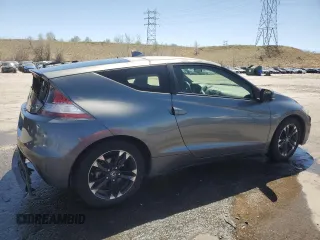2015 Honda CR-Z EX with VIN JHMZF1D64FS001254, listed as a Copart auction lot 53082825 with 57,910 mi miles and Salvage title. Bid and sale history available at DreamBid. Image 3.