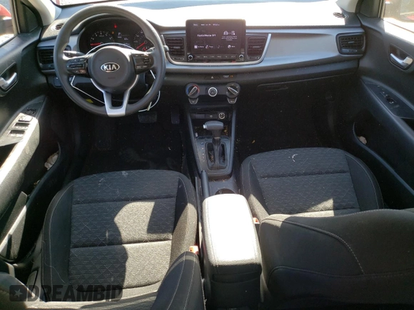 2021 Kia Rio LX with VIN 3KPA24AD5ME392378, listed as a Copart auction lot 64100514 with 32,253 mi miles and Salvage Title. Bid and sale history available at carsss.com. Image 8.