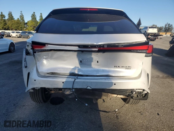 2023 Lexus RX with VIN 2T2BBMCA1PC006433, listed as a Copart auction lot 85911554 with 31,562 mi miles and Salvage Title. Bid and sale history available at carsss.com. Image 6.