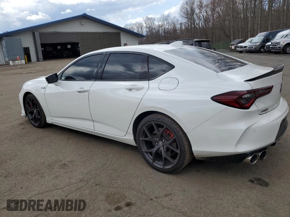 2023 Acura TLX Type S w/Performance Tire with VIN 19UUB7F9XPA004217, listed as a Copart auction lot 52958995 with 20,263 mi miles and Salvage Title. Bid and sale history available at carsss.com. Image 2.