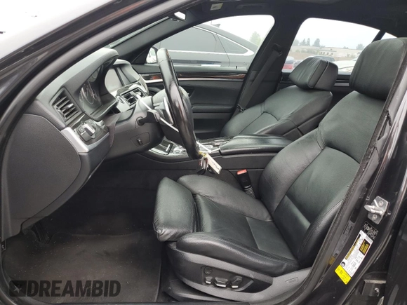 2011 BMW 5 Series 528i with VIN WBAFR1C57BDS35260, listed as a Copart auction lot 52989735 with 194,734 mi miles and Salvage Title. Bid and sale history available at carsss.com. Image 7.