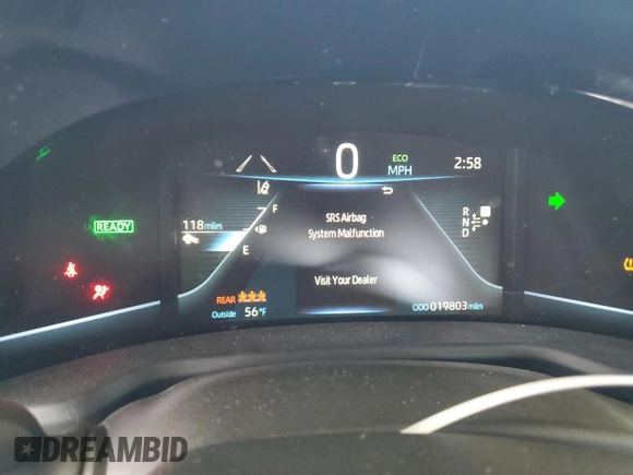 2023 Toyota Mirai XLE with VIN JTDAAAAA2PA008264, listed as a Copart auction lot 49080325 with 19,803 mi miles and Salvage Title. Bid and sale history available at DreamBid. Image 9.