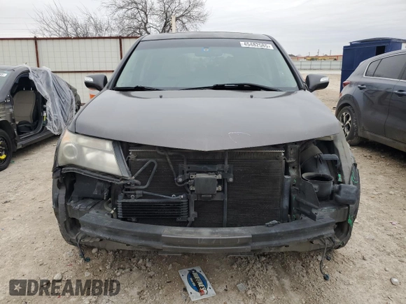2010 Acura MDX Advance with VIN 2HNYD2H53AH532983, listed as a Copart auction lot 45482585 with 187,322 mi miles and Salvage Title. Bid and sale history available at DreamBid. Image 5.
