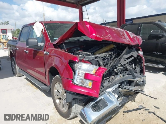 2017 Ford F-150 XL with VIN 1FTEW1EG8HKE07032, listed as a IAAI auction lot 41581560 with 71,688 mi miles. Bid and sale history available at carsss.com. Image 1.