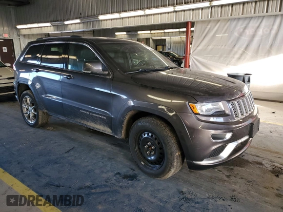 2015 Jeep Grand Cherokee Summit with VIN 1C4RJFJM9FC711776, listed as a Copart auction lot 84464454 with 94,637 mi miles and Salvage Title. Bid and sale history available at carsss.com. Image 4.