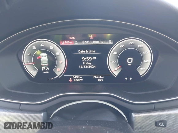 2024 Audi A5 Sportback S line Premium Plus z VIN WAUFACF52RA050804, wystawiony jako IAAI lot #41046774 z przebiegiem 6 493 mil mil oraz . Historia ofert i sprzedaży dostępna na DreamBid. Obrazek 7.