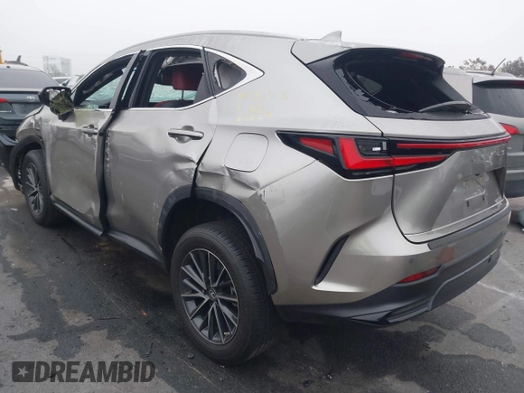2022 Lexus NX 350 Premium with VIN 2T2GGCEZ8NC002364, listed as a IAAI auction lot 41871979 with 8,575 mi miles and . Bid and sale history available at DreamBid. Image 3.
