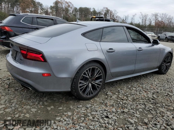 2017 Audi A7 Premium Plus z VIN WAUW2AFC3HN125808, wystawiony jako Copart lot #81221854 z przebiegiem 70 842 mil mil oraz Szkoda całkowita • Salvage title. Historia ofert i sprzedaży dostępna na DreamBid. Obrazek 3.