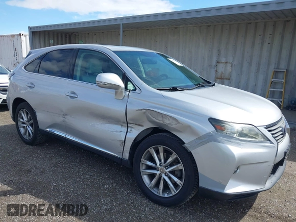 2015 Lexus RX 450h with VIN 2T2ZB1BA4FC002602, listed as a IAAI auction lot 41812562 with 166,220 mi miles and . Bid and sale history available at DreamBid. Image 1.