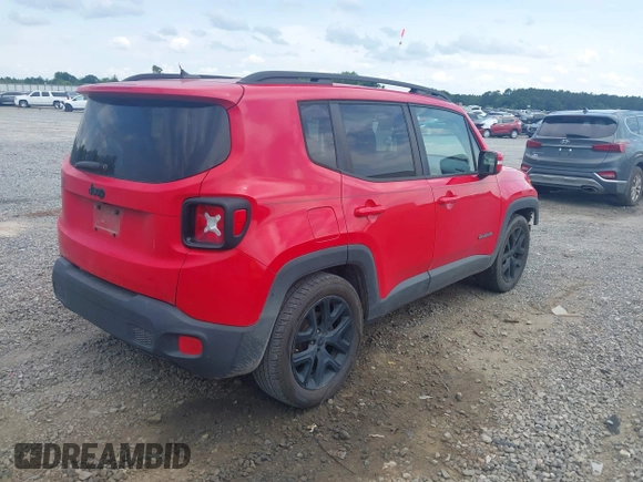 2017 Jeep Renegade Altitude with VIN ZACCJABB0HPF14936, listed as a IAAI auction lot 42356558 with 190,000 mi miles and . Bid and sale history available at DreamBid. Image 4.