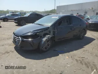 2017 Hyundai Elantra Limited with VIN 5NPD84LF8HH056073, listed as a Copart auction lot 61787835 with 94,141 mi miles and Salvage title. Bid and sale history available at DreamBid. Image 1.