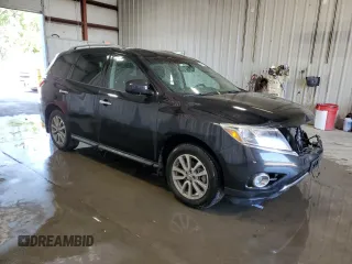 2016 Nissan Pathfinder Platinum with VIN 5N1AR2MM3GC645894, listed as a Copart auction lot 65990325 with 141,486 mi miles and Salvage title. Bid and sale history available at DreamBid. Image 4.