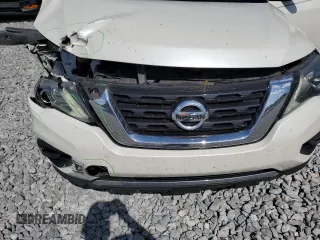 2018 Nissan Pathfinder SV z VIN 5N1DR2MN1JC621655, wystawiony jako Copart lot #58040845 z przebiegiem 81 765 mil mil oraz Szkoda całkowita • Salvage title. Historia ofert i sprzedaży dostępna na DreamBid. Obrazek 12.