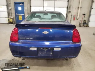 2006 Chevrolet Monte Carlo LT 3.9L with VIN 2G1WK161X69282469, listed as a Copart auction lot 48595425 with 158,310 mi miles and Clean Title. Bid and sale history available at carsss.com. Image 6.