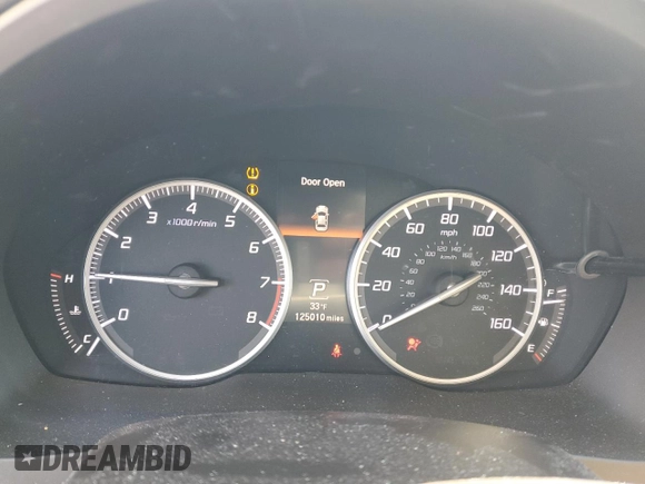 2016 Acura ILX with VIN 19UDE2F38GA017439, listed as a Copart auction lot 89203435 with 125,010 mi miles and Salvage Title. Bid and sale history available at carsss.com. Image 9.