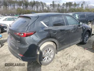 2023 Mazda CX-5 2.5 S Preferred Package with VIN JM3KFBCM1P0144319, listed as a Copart auction lot 46259695 with 34,642 mi miles and Salvage Title. Bid and sale history available at carsss.com. Image 3.