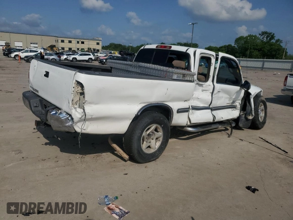 2002 Toyota Tundra SR5 with VIN 5TBRN34152S247245, listed as a Copart auction lot 54766955 with 195,863 mi miles and Salvage Title. Bid and sale history available at DreamBid. Image 3.