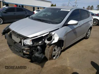 2017 Hyundai Accent SE with VIN KMHCT5AE0HU336808, listed as a Copart auction lot 56122085 with 132,438 mi miles and Salvage Title. Bid and sale history available at DreamBid. Image 1.