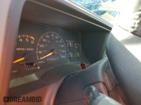1996 Chevrolet Silverado 1500 with VIN 1GCEC14M6TZ154941, listed as a Copart auction lot 66361154 with 124,631 mi miles and Salvage Title. Bid and sale history available at DreamBid. Image 9.
