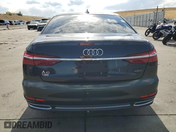2020 Audi A6 Premium Plus with VIN WAUE8AF24LN078931, listed as a Copart auction lot 75768544 with 49,682 mi miles and Salvage Title. Bid and sale history available at carsss.com. Image 6.