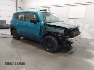 2020 Jeep Renegade Sport z VIN ZACNJBAB7LPL89763, wystawiony jako IAAI lot #41613254 z przebiegiem 129 037 mil mil oraz . Historia ofert i sprzedaży dostępna na DreamBid. Obrazek 1.
