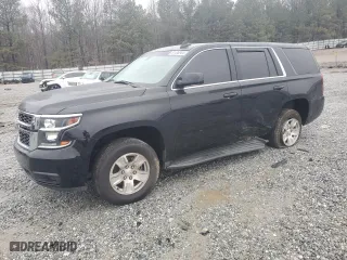 2018 Chevrolet Tahoe Commercial with VIN 1GNLCDECXJR222421, listed as a Copart auction lot 87406904 with 0 mi miles and Salvage Title. Bid and sale history available at carsss.com. Image 1.