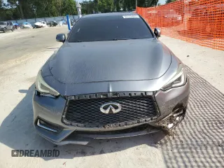 2018 Infiniti Q60 Luxe with VIN JN1EV7EKXJM340831, listed as a Copart auction lot 57178455 with 99,445 mi miles and Salvage title. Bid and sale history available at DreamBid. Image 5.