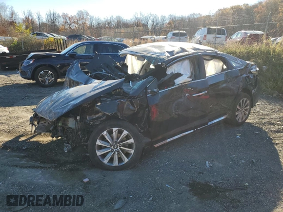 2015 Hyundai Sonata Limited with VIN 5NPE34AF3FH259763, listed as a Copart auction lot 79650184 with Not Provided miles and Salvage Title. Bid and sale history available at carsss.com. Image 1.