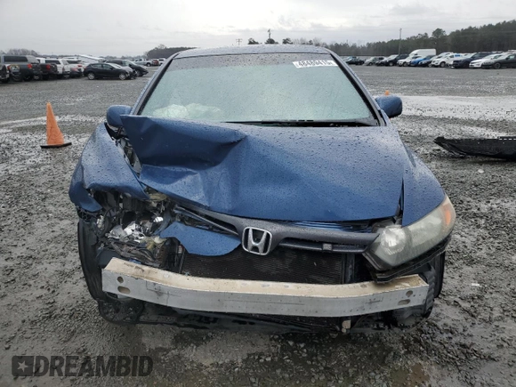 2006 Honda Civic Cpe LX with VIN 2HGFG12666H508721, listed as a Copart auction lot 48489415 with 0 mi miles and Salvage Title. Bid and sale history available at carsss.com. Image 5.