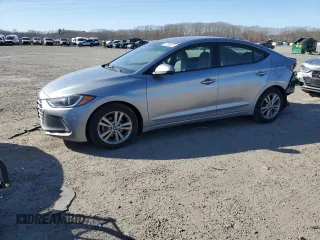 2017 Hyundai Elantra Limited with VIN 5NPD84LF0HH048291, listed as a Copart auction lot 47993615 with 126,530 mi miles and Salvage Title. Bid and sale history available at carsss.com. Image 1.