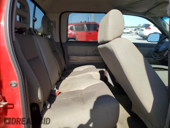 2006 Dodge Dakota SLT with VIN 1D7HW48N46S627103, listed as a Copart auction lot 52514075 with 175,581 mi miles and Clean title. Bid and sale history available at DreamBid. Image 10.