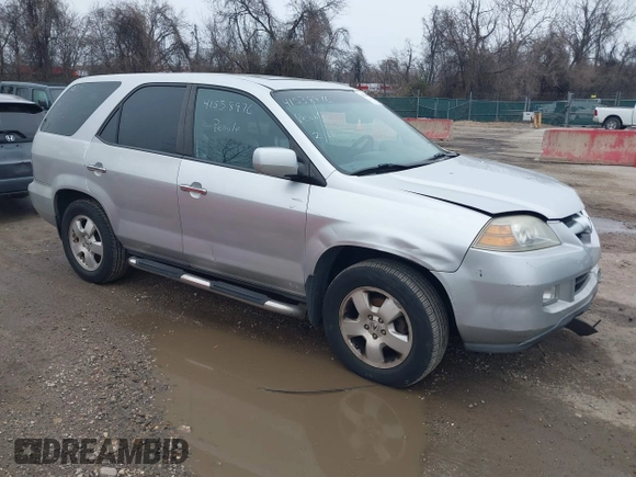 2005 Acura MDX with VIN 2HNYD18225H535783, listed as a IAAI auction lot 41538976 with 192,695 mi miles. Bid and sale history available at carsss.com. Image 1.