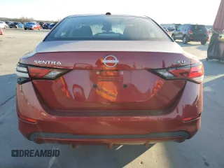 2024 Nissan Sentra SV with VIN 3N1AB8CV0RY257752, listed as a Copart auction lot 89298525 with 47,058 mi miles and Salvage Title. Bid and sale history available at DreamBid. Image 6.