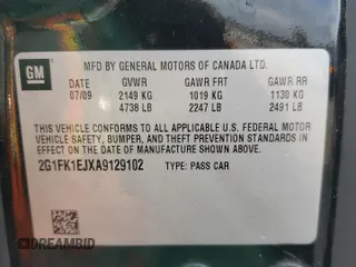 2010 Chevrolet Camaro 2SS z VIN 2G1FK1EJXA9129102, wystawiony jako Copart lot #50597105 z przebiegiem 121 724 mil mil oraz Tytuł czysty. Historia ofert i sprzedaży dostępna na DreamBid. Obrazek 12.