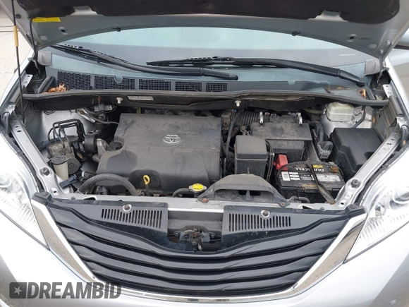 2013 Toyota Sienna LE AAS with VIN 5TDKK3DC7DS332092, listed as a IAAI auction lot 42676665 with 121,481 mi miles and . Bid and sale history available at DreamBid. Image 10.