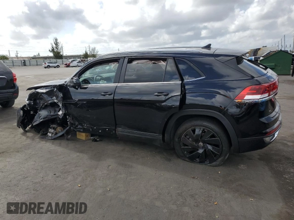 2024 Volkswagen Atlas SE with VIN 1V2JE2CA5RC200727, listed as a Copart auction lot 51167785 with 19,264 mi miles and Non repairable. Bid and sale history available at DreamBid. Image 2.