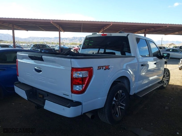 2023 Ford F-150 XL with VIN 1FTEW1CP7PKE28102, listed as a IAAI auction lot 41710708 with 31,563 mi miles. Bid and sale history available at carsss.com. Image 4.