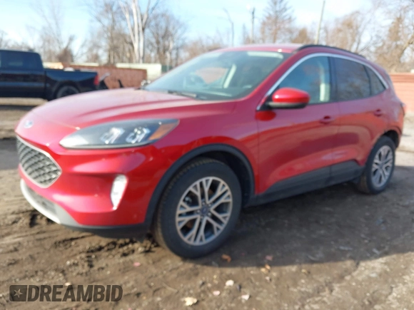 2021 Ford Escape SEL with VIN 1FMCU9H97MUA17834, listed as a IAAI auction lot 41754431 with 47,726 mi miles and . Bid and sale history available at DreamBid. Image 2.