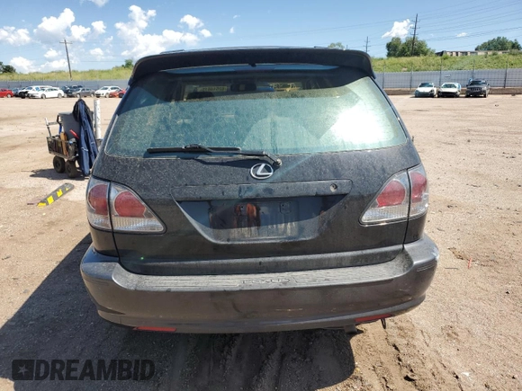 2003 Lexus RX 300 with VIN JTJHF10U230299308, listed as a Copart auction lot 62514615 with 100,908 mi miles and Clean title. Bid and sale history available at DreamBid. Image 6.